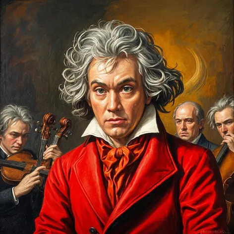 painting of beethoven dressed