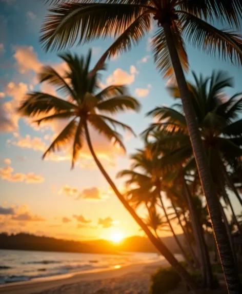 sunset in hawaii