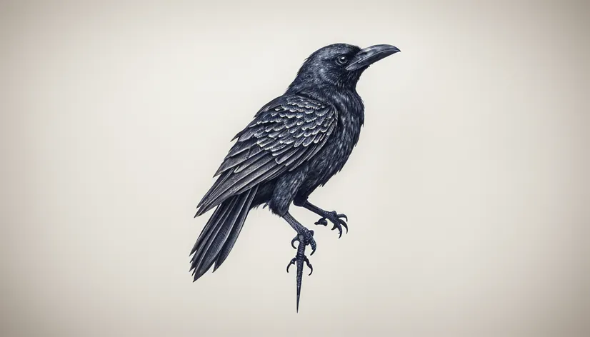 crow tattoo