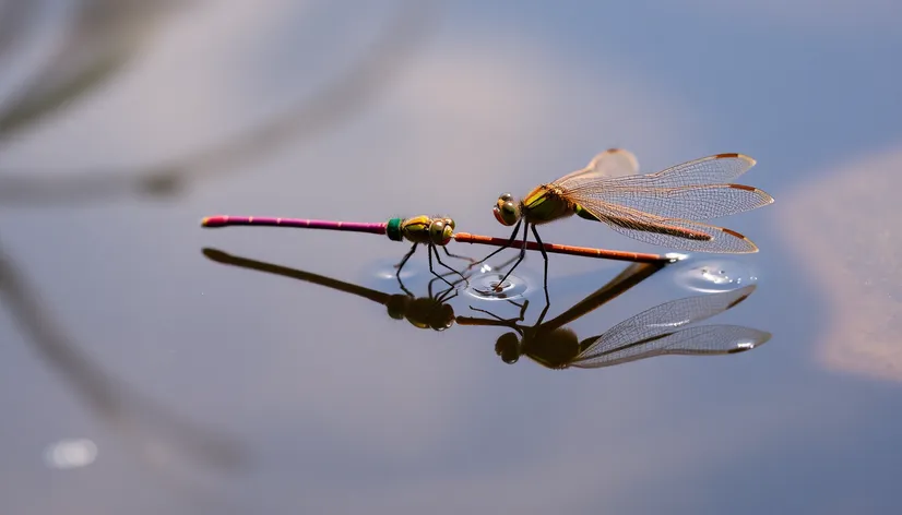 dragonflies mating