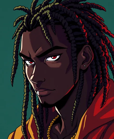 black anime characters male