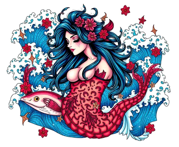 siren tattoo designs