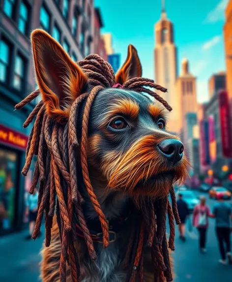 dreadlock dog