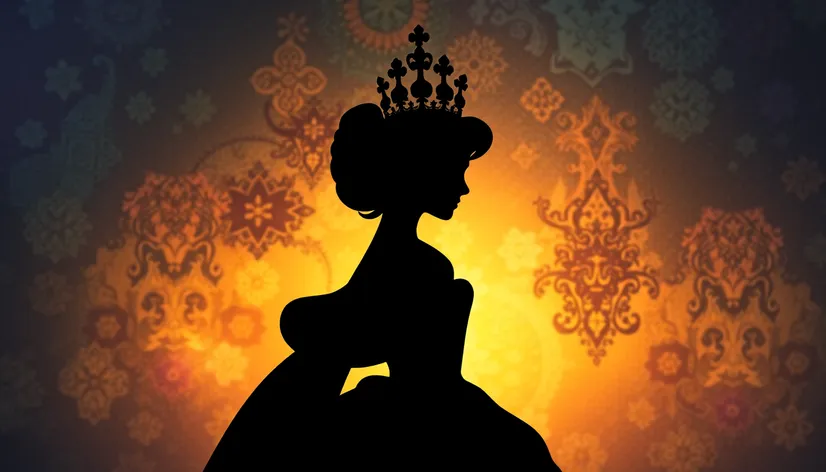 clipart disney queen silouette