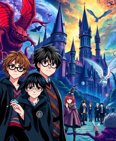 harry potter anime printable