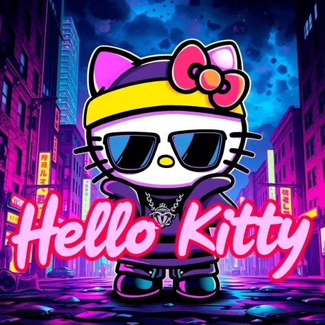 gangster hello kitty wallpaper