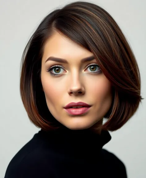 bob cut woman