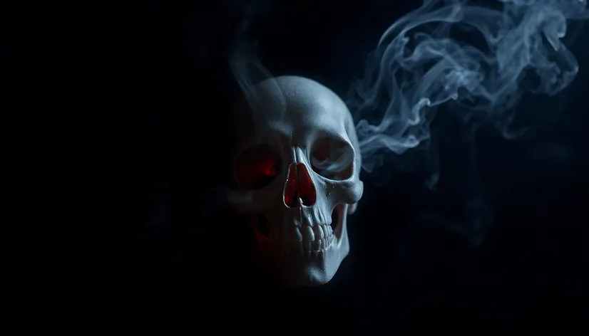 skull of smoke