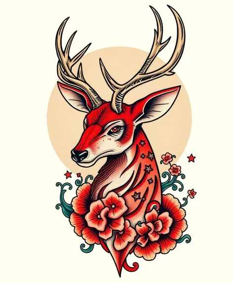 deer tattoos