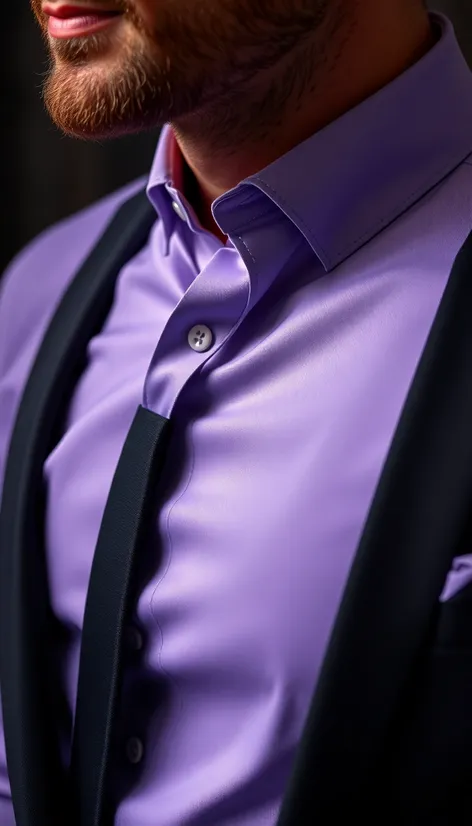 violet dress shirts for