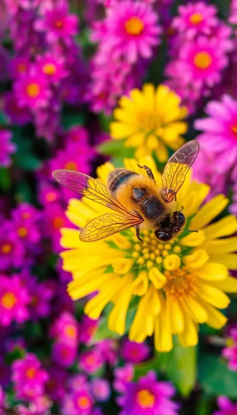 drone and bee