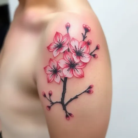 chinese cherry blossom tattoo