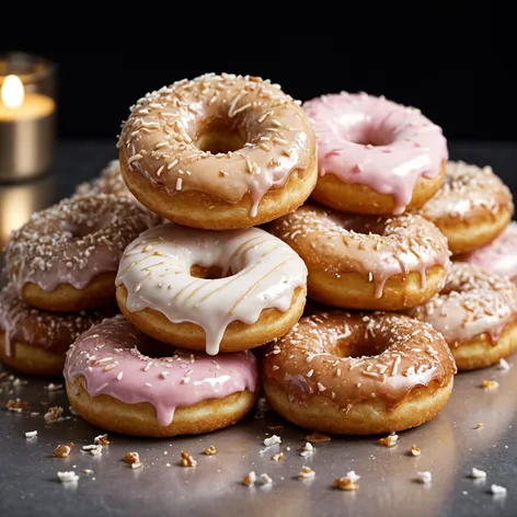 donuts stuffed with cream