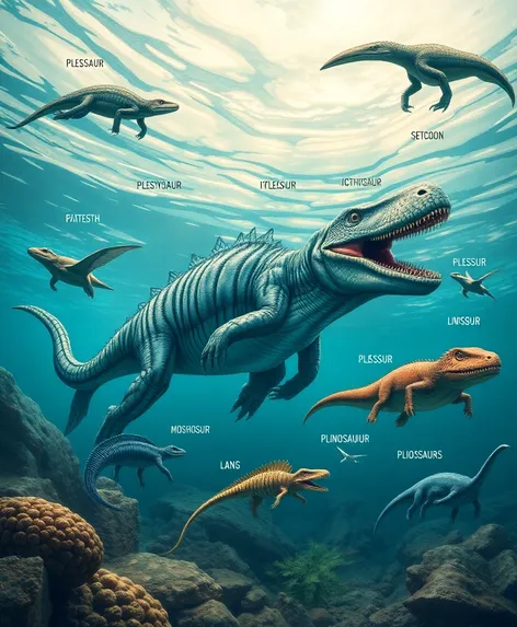 water dinosaurs names