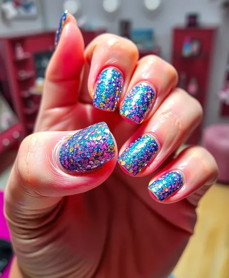 glitter sparkle nail polish