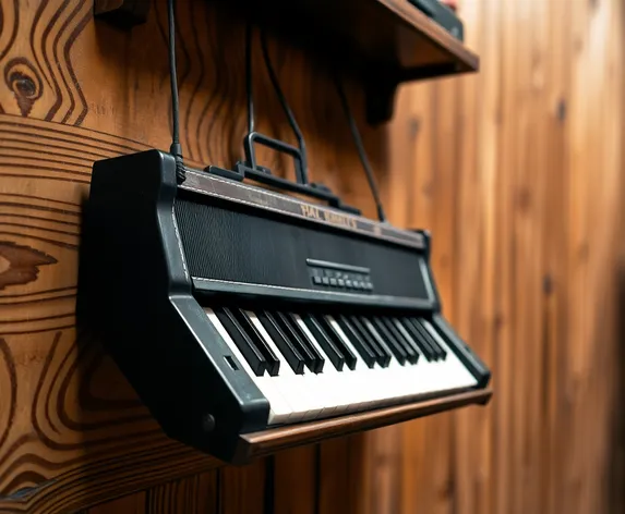 piano keyboard hung on