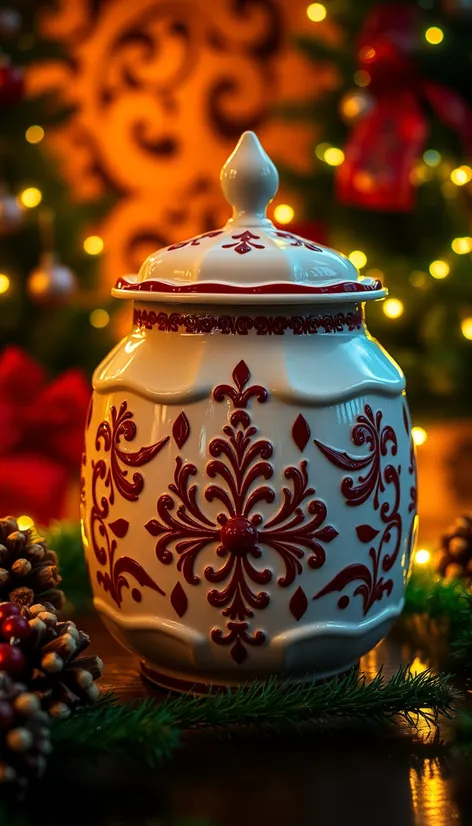 christmas cookie jar