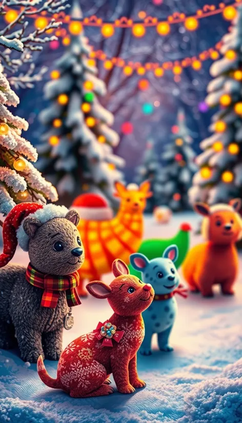 christmas animals