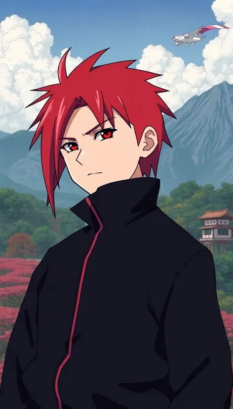 naruto red hair