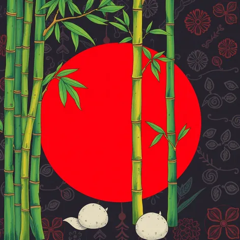 bamboo illustration