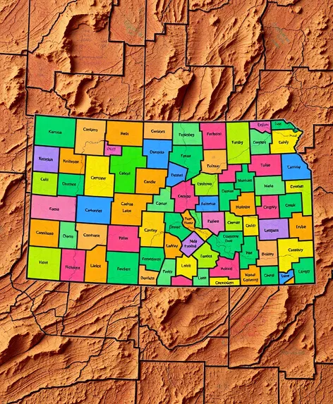 map of counties in