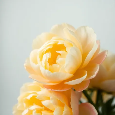 yellow peonies