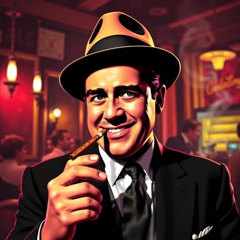 al capone in color