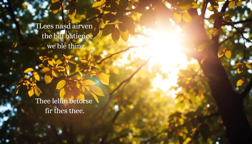 quotes about trees