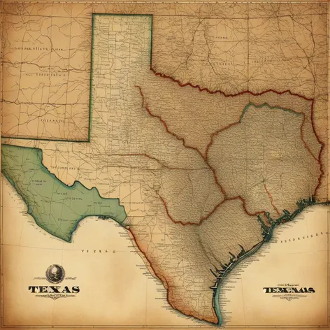 map of texas and