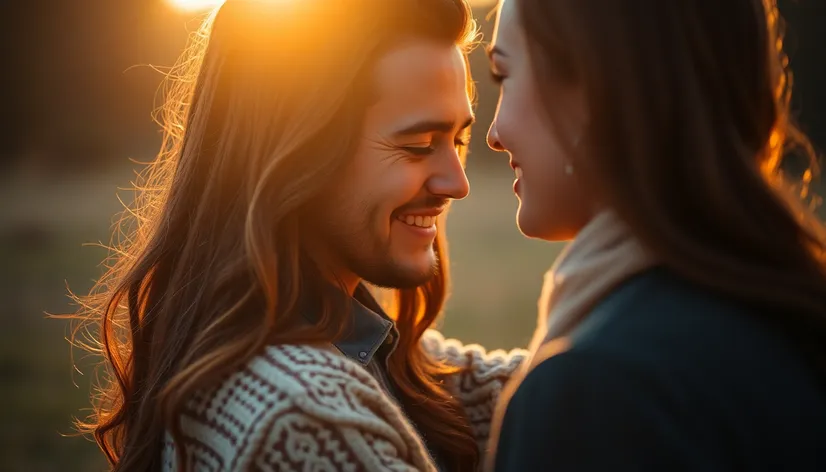 couple kissing