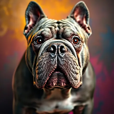 gray bulldog