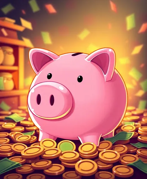 piggy bank clipart