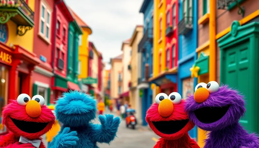 sesame street background