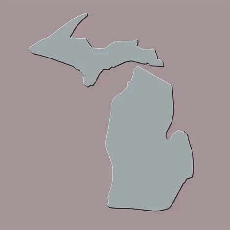 draw a Michigan map