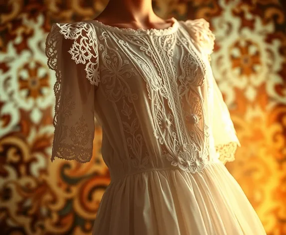 vintage white dress