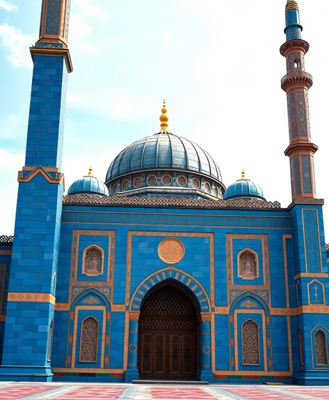 blue mosque on a