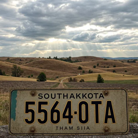 south dakota license plate