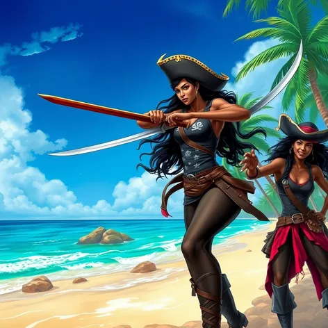 black female pirates