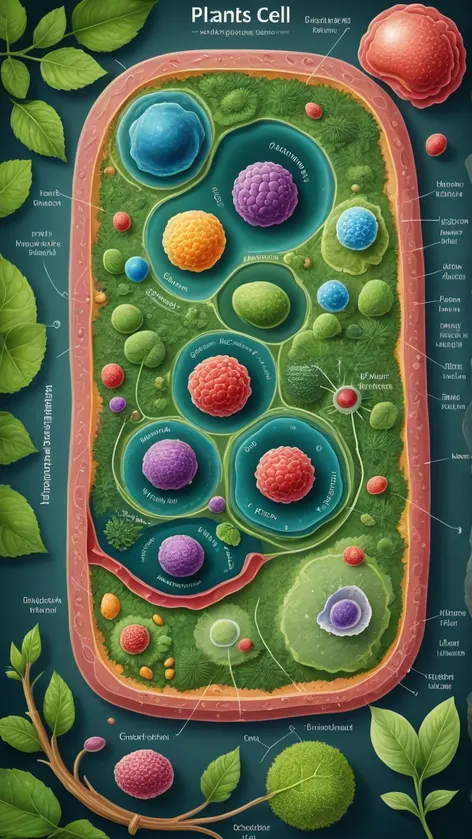 plant cell with labels