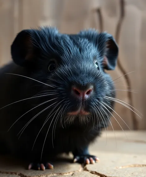 black guinea pig