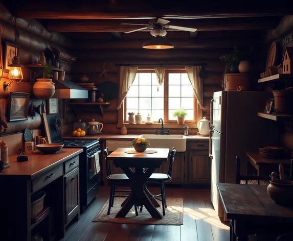 cabin kitchen