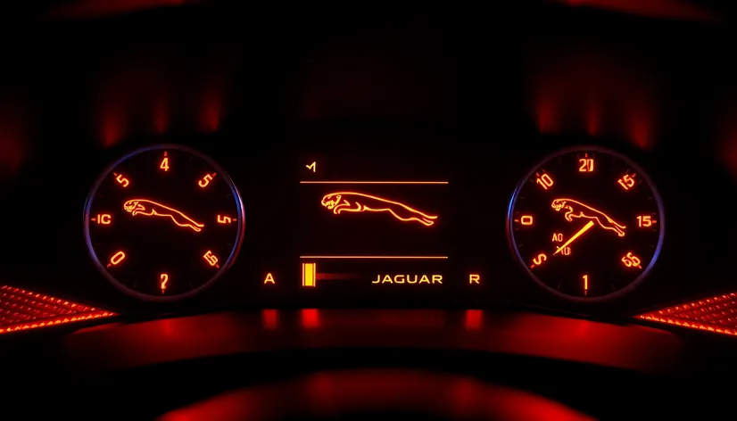 jaguar warning lights images