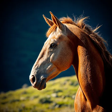 bald horse