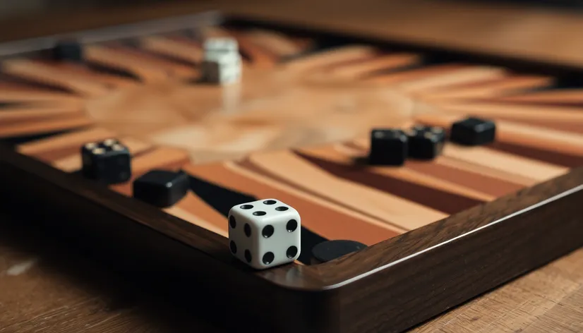 backgammon board set up