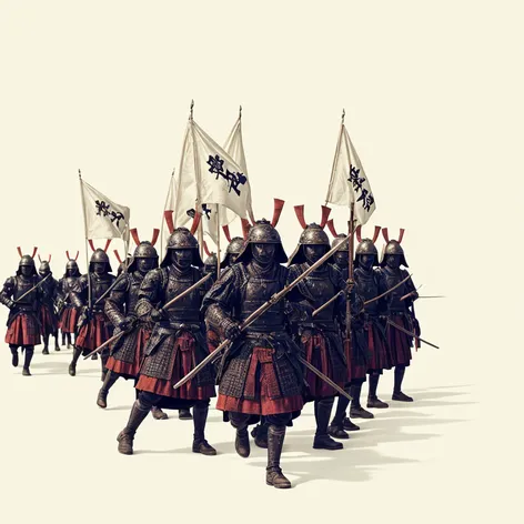 An army of samurai