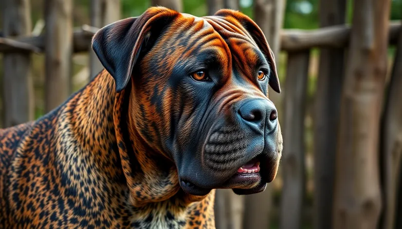 mastiff brindle dog