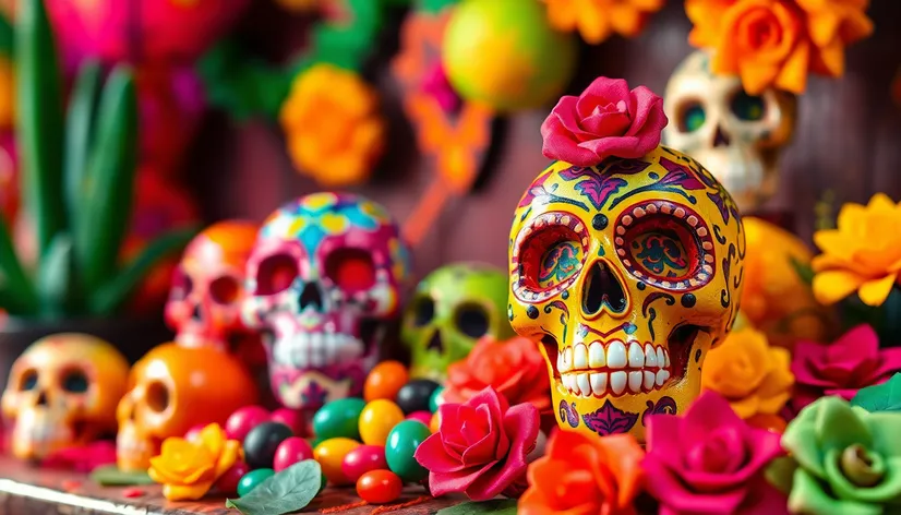 candy skulls