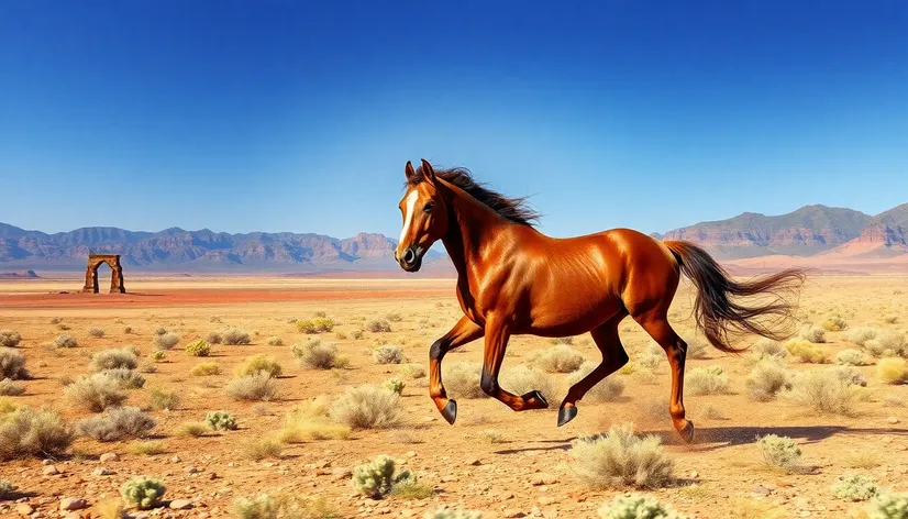 mustang horse running