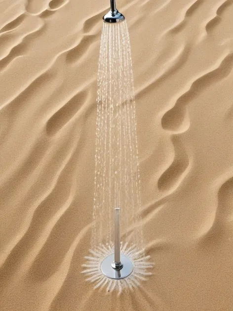 beach shower