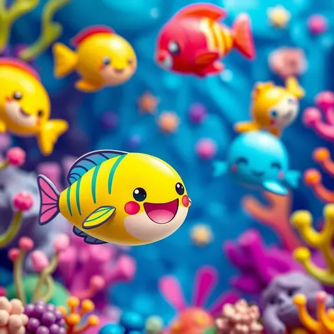 kawaii cute sea animals